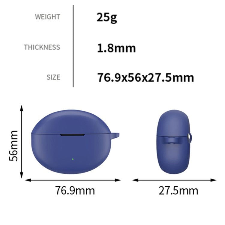 For Oppo Enco Air4 Pro Silicone Headset Case Anti-Scratch Earphone Cover - Green