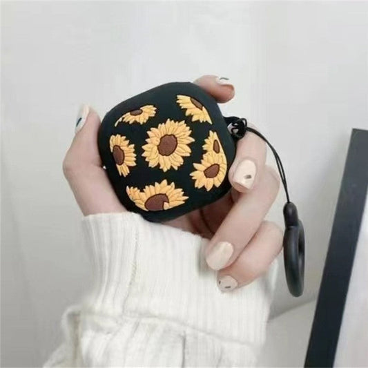 Dust-Proof Cover for Samsung Galaxy Buds2 Pro Bluetooth Earphone Silicone Case - Sunflower