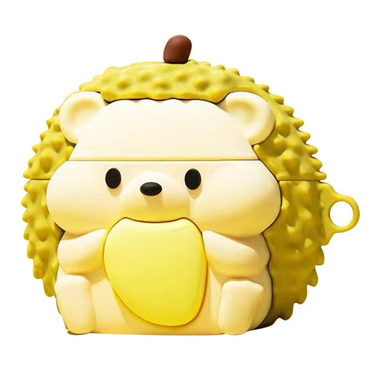 For Samsung Galaxy Buds FE Durian Hedgehog Design Bluetooth Earphone Silicone Cover