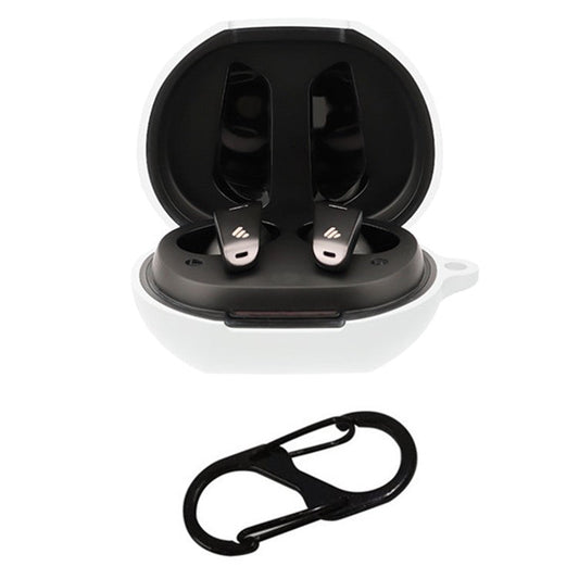 For Edifier NeoBuds Pro Earphone Cover Housing Silicone Case with Buckle - White