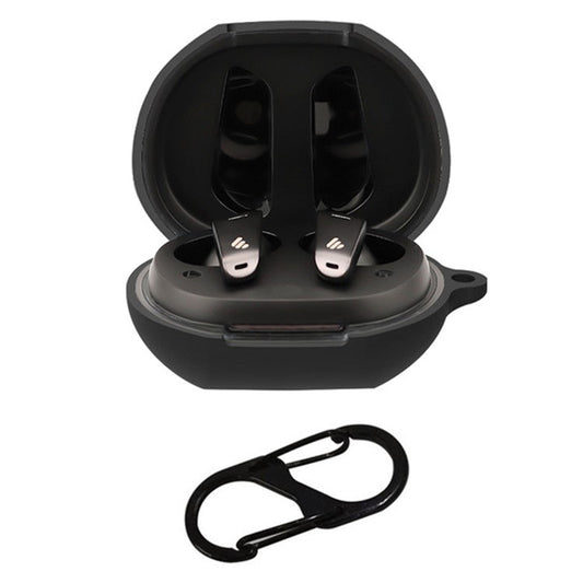 For Edifier NeoBuds Pro Earphone Cover Housing Silicone Case with Buckle - Black