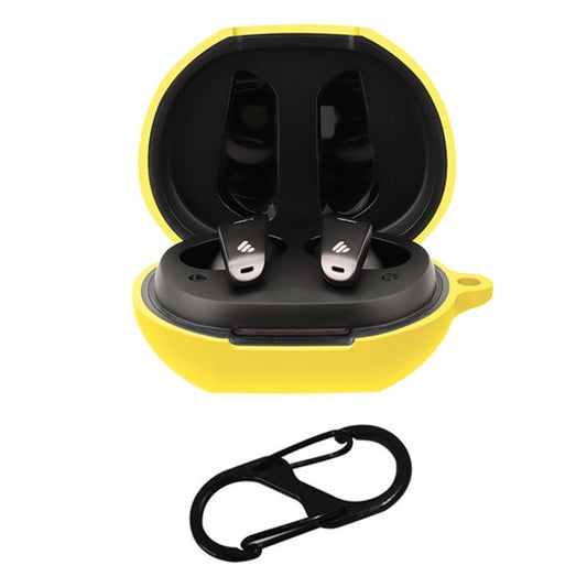 For Edifier NeoBuds Pro Earphone Cover Housing Silicone Case with Buckle - Yellow