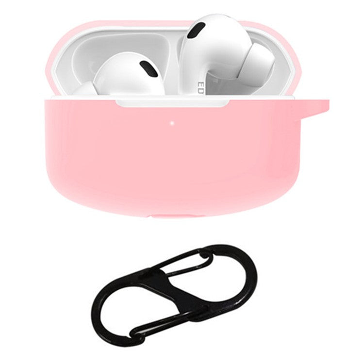 For Edifier Lollipods Pro Silicone Case Earphone Protective Cover with Buckle - Pink