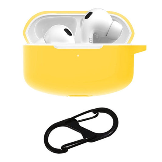 For Edifier Lollipods Pro Silicone Case Earphone Protective Cover with Buckle - Yellow