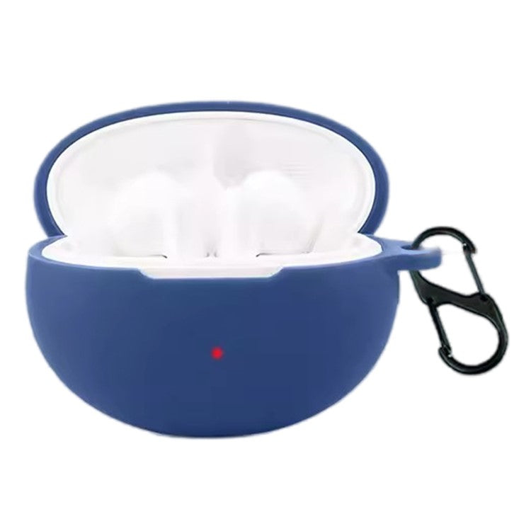 For Huawei FreeBuds 6i Case Silicone Headset Anti-Fall Cover with Buckle - Baby Blue