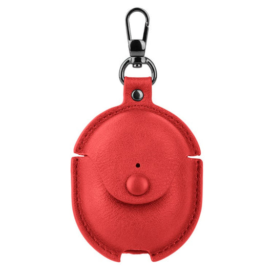 For Xiaomi Redmi Buds 4 Earphone Case PU Leather+PC Bluetooth Earbud Protective Cover - Red