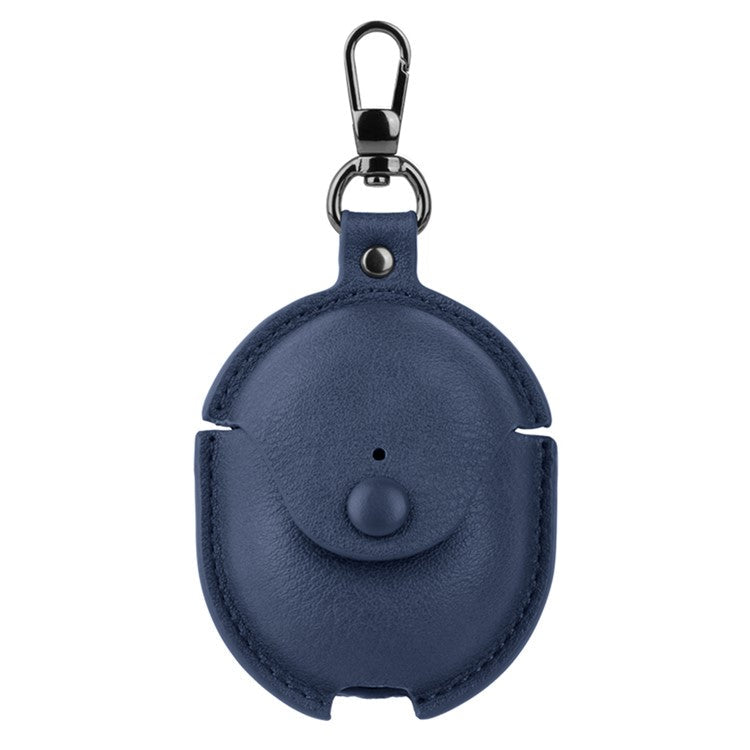 For Xiaomi Redmi Buds 4 Earphone Case PU Leather+PC Bluetooth Earbud Protective Cover - Blue