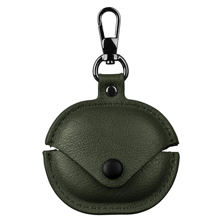 For Xiaomi Redmi Buds 4 Lite Earphone Case PU Leather+PC Bluetooth Earbud Protective Cover - Green