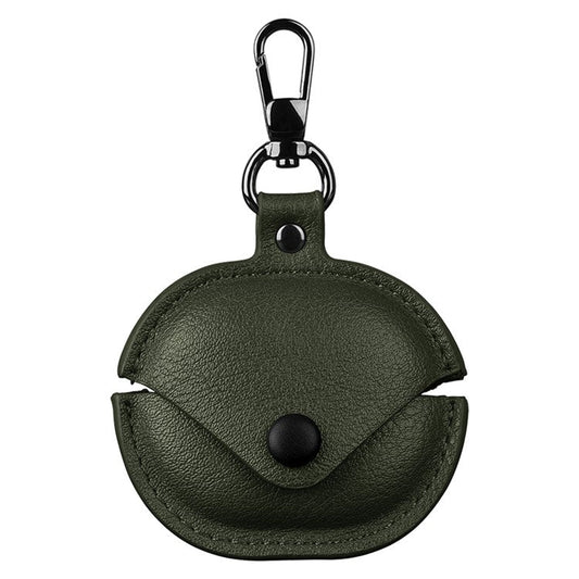 For Xiaomi Redmi Buds 4 Lite Earphone Case PU Leather+PC Bluetooth Earbud Protective Cover - Green