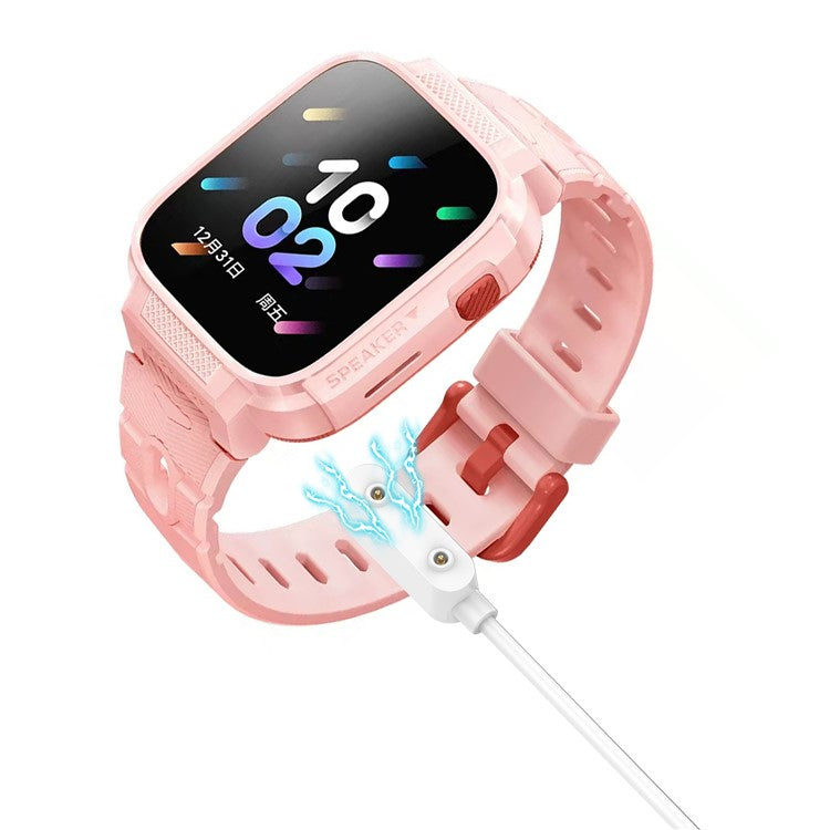 For Mibro Children's Phone Watch T6C Magnetic Watch Charger USB Charging Cable - White