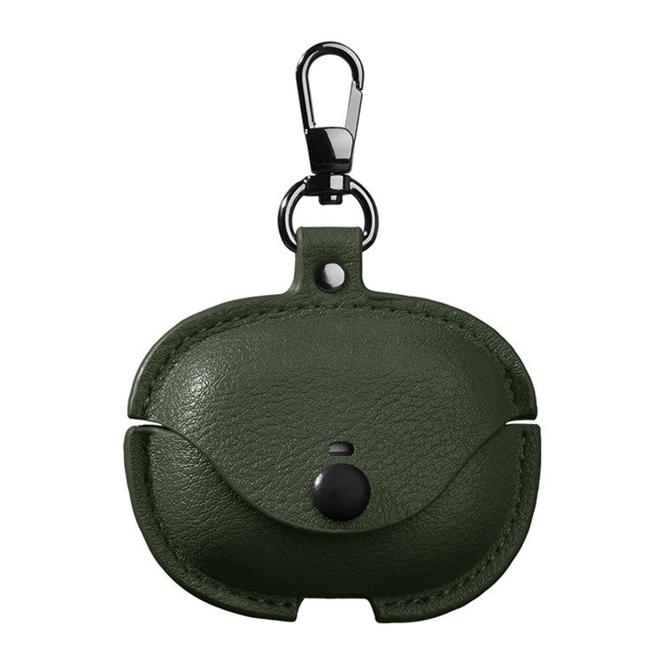 For Xiaomi Redmi Buds 5 Pro Charging Case Cover PU+PC Bluetooth Headset Protector - Green