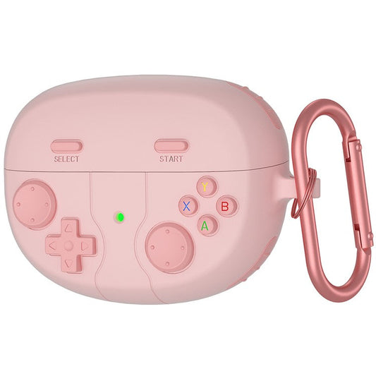 For Bose Ultra Open Earbuds Game Console Design Liquid Silicone Case Bluetooth Earphone Cover - Pink