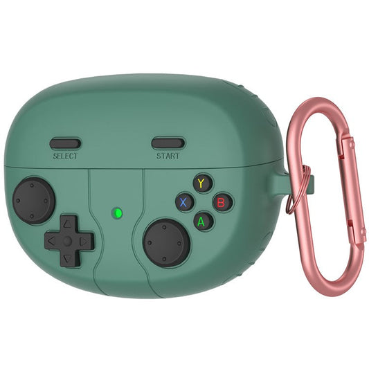 For Bose Ultra Open Earbuds Game Console Design Liquid Silicone Case Bluetooth Earphone Cover - Green