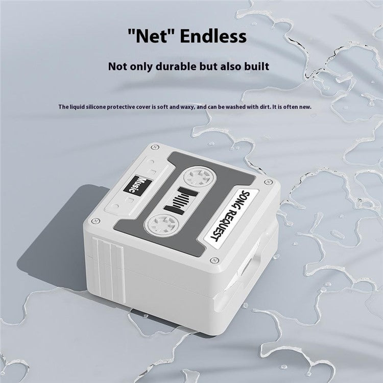 For Samsung Galaxy Buds FE / Buds2 Pro / Buds2 / Buds Pro / Buds Live Bluetooth Earphone Cover Liquid Silicone Case - Light Grey