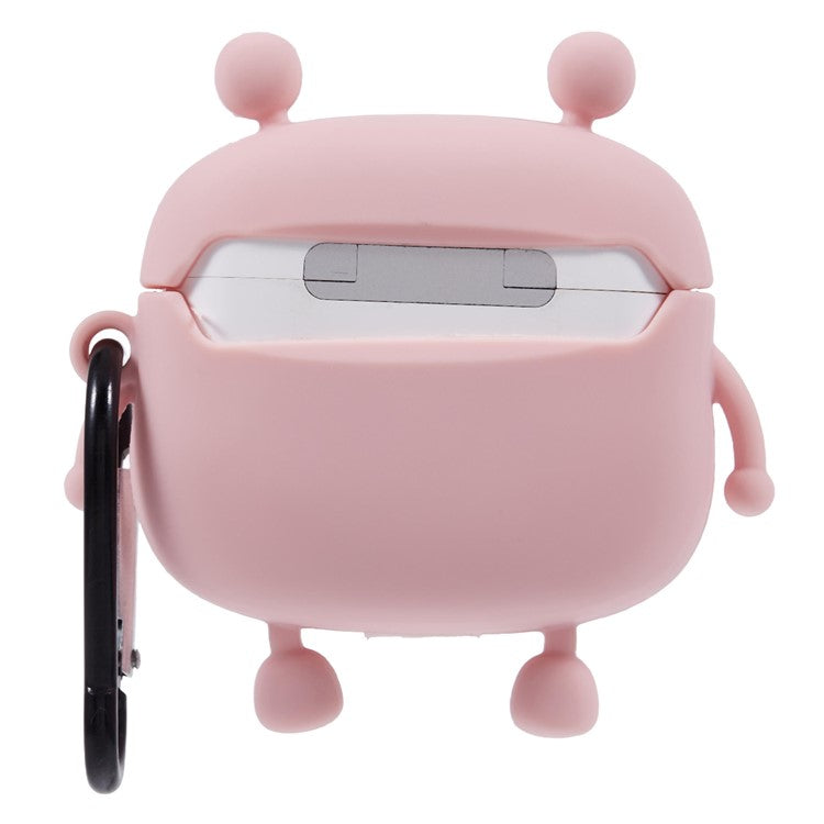 For Apple AirPods 3 Silicone Cover Bubble Fidget Stress Relief Frog Protective Case - Pink