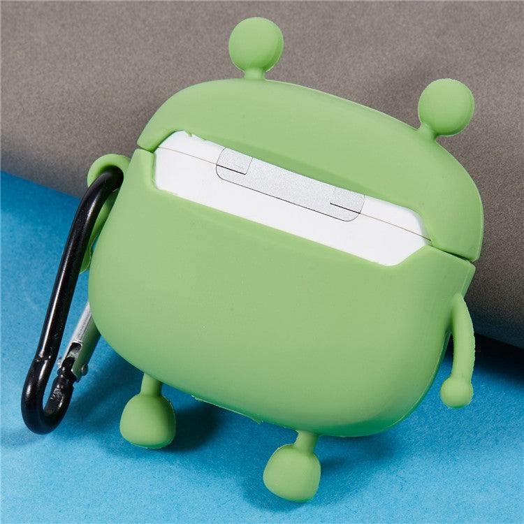 For Apple AirPods 3 Silicone Cover Bubble Fidget Stress Relief Frog Protective Case - Green