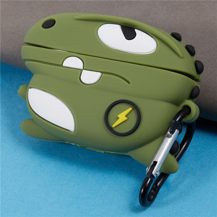 For Apple AirPods Pro Silicone Cover Lightning Sign Dinosaur Bluetooth Earphones Protective Case