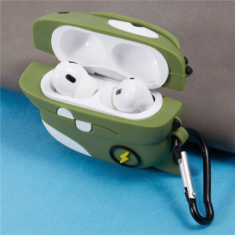 For Apple AirPods Pro Silicone Cover Lightning Sign Dinosaur Bluetooth Earphones Protective Case