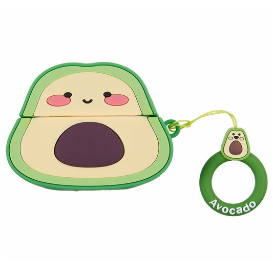 For Apple AirPods Pro Bluetooth Earphones Silicone Cover Cartoon Avocado Protective Case