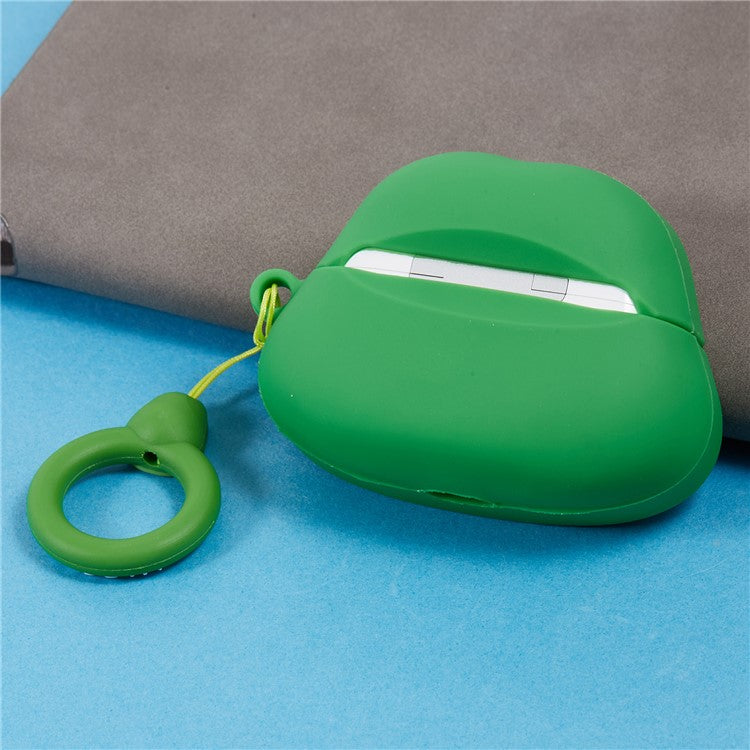 For Apple AirPods Pro Bluetooth Earphones Silicone Cover Cartoon Avocado Protective Case