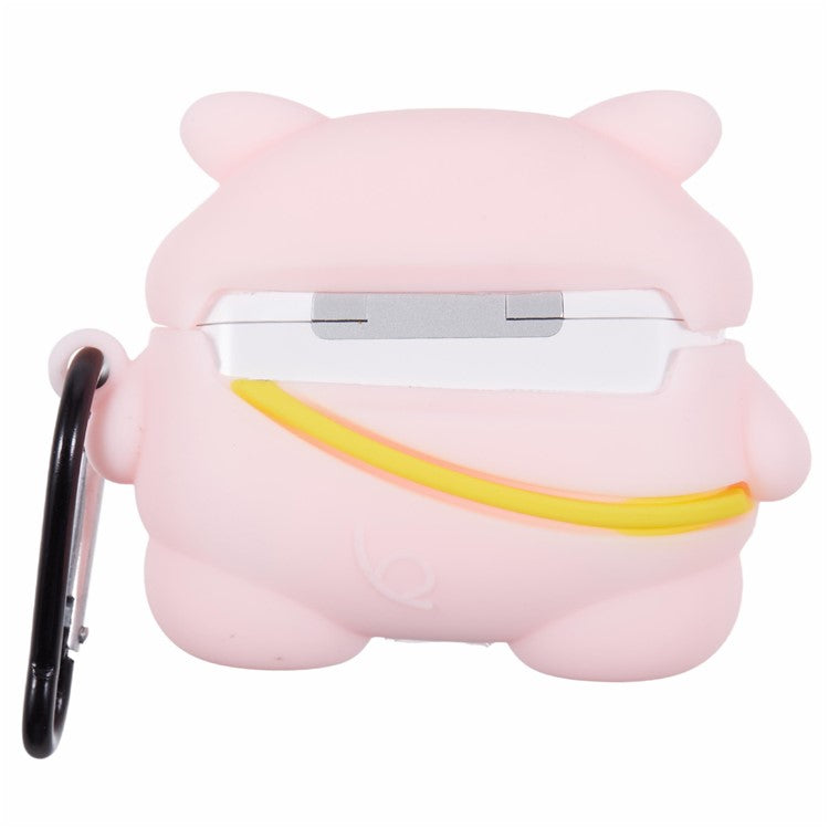 For Apple AirPods Pro Silicone Cover Lovely Cartoon Pig Bluetooth Earphones Protective Case