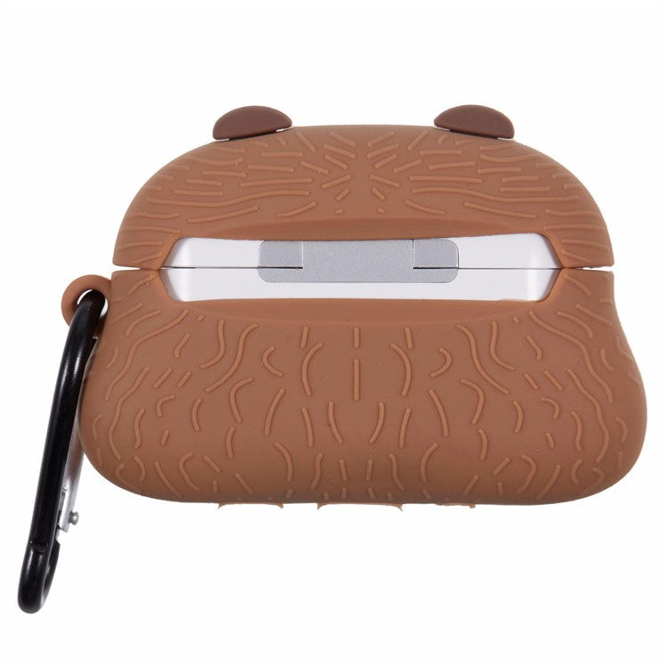 For Apple AirPods Pro 2 / AirPods Pro Silicone Cover Cute Capybara Bluetooth Earphones Protective Case
