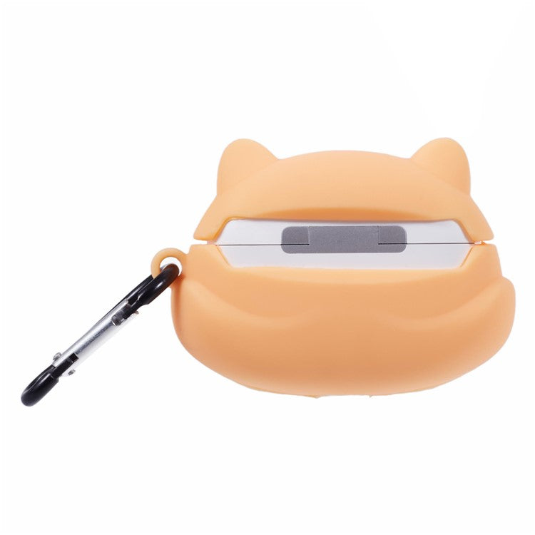 For Apple AirPods Pro Bluetooth Earphones Silicone Cover Shiba Inu Shape Protective Case