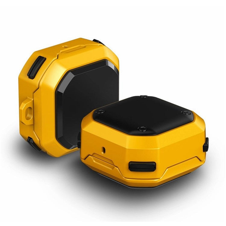 For Samsung Galaxy Buds FE / Buds2 Pro / Buds2 / Buds Pro / Buds Live Bluetooth Earphone Cover TPU+PC Anti-Drop Case - Yellow