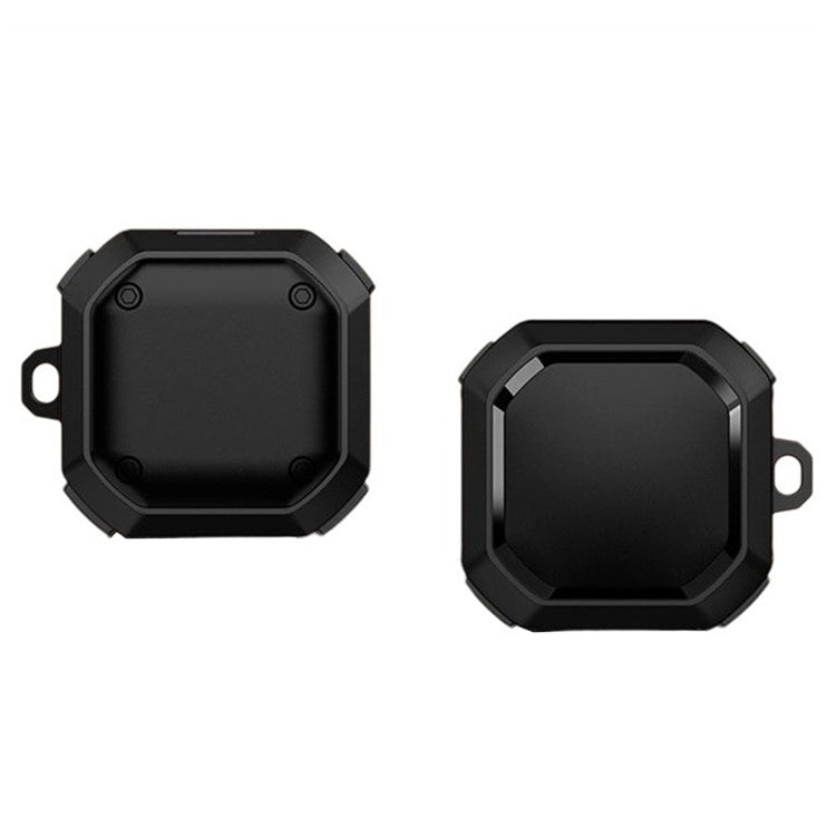 For Samsung Galaxy Buds FE / Buds2 Pro / Buds2 / Buds Pro / Buds Live Bluetooth Earphone Cover TPU+PC Anti-drop Case - Black