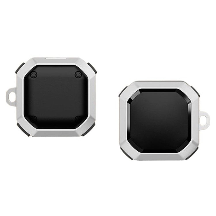 For Samsung Galaxy Buds FE / Buds2 Pro / Buds2 / Buds Pro / Buds Live Bluetooth Earphone Cover TPU+PC Anti-drop Case - White