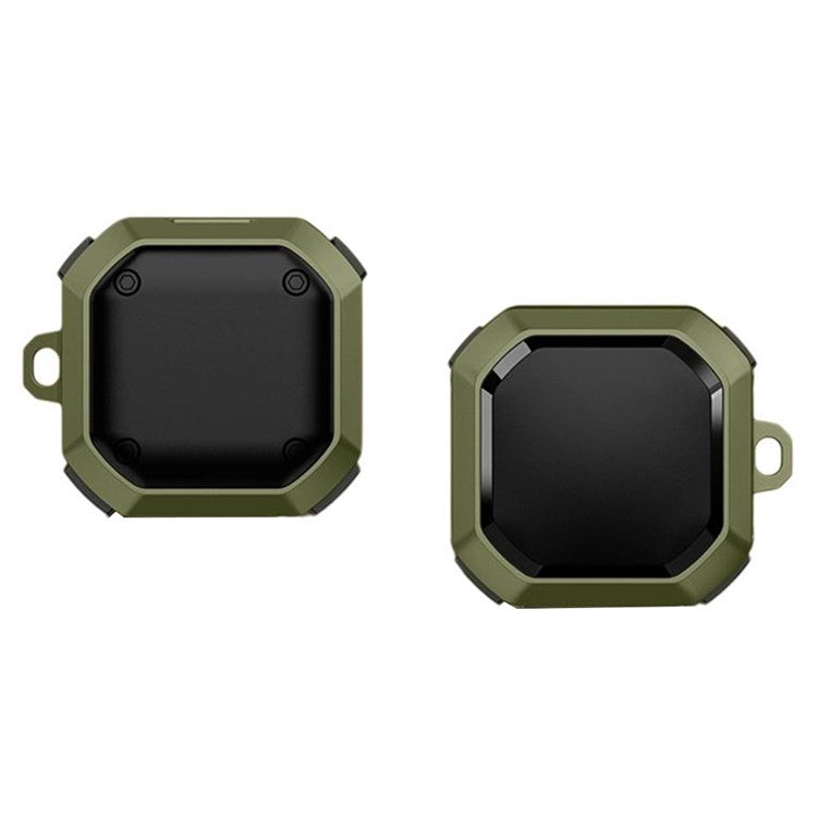 For Samsung Galaxy Buds FE / Buds2 Pro / Buds2 / Buds Pro / Buds Live Bluetooth Earphone Cover TPU+PC Anti-drop Case - Army Green