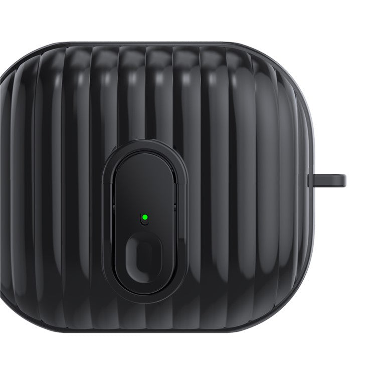 For Samsung Galaxy Buds3 Shockproof Case Anti-Scratch Bluetooth Earphone Cover - Black