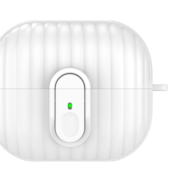 For Samsung Galaxy Buds3 Shockproof Case Anti-Scratch Bluetooth Earphone Cover - White