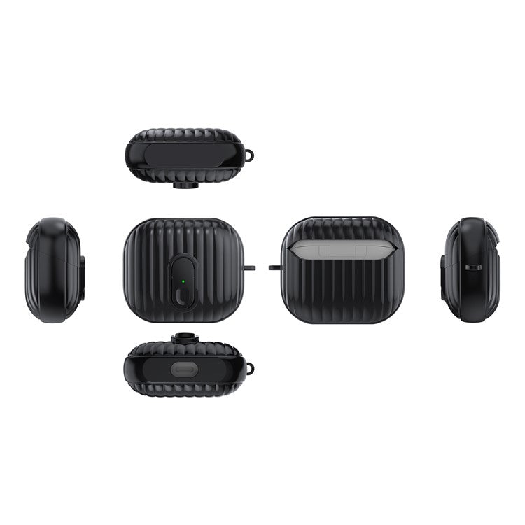 For Samsung Galaxy Buds3 Shockproof Case Anti-Scratch Bluetooth Earphone Cover - White