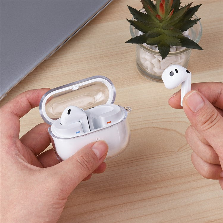 For Samsung Galaxy Buds3 Case Clear PC Bluetooth Earbuds Protective Cover