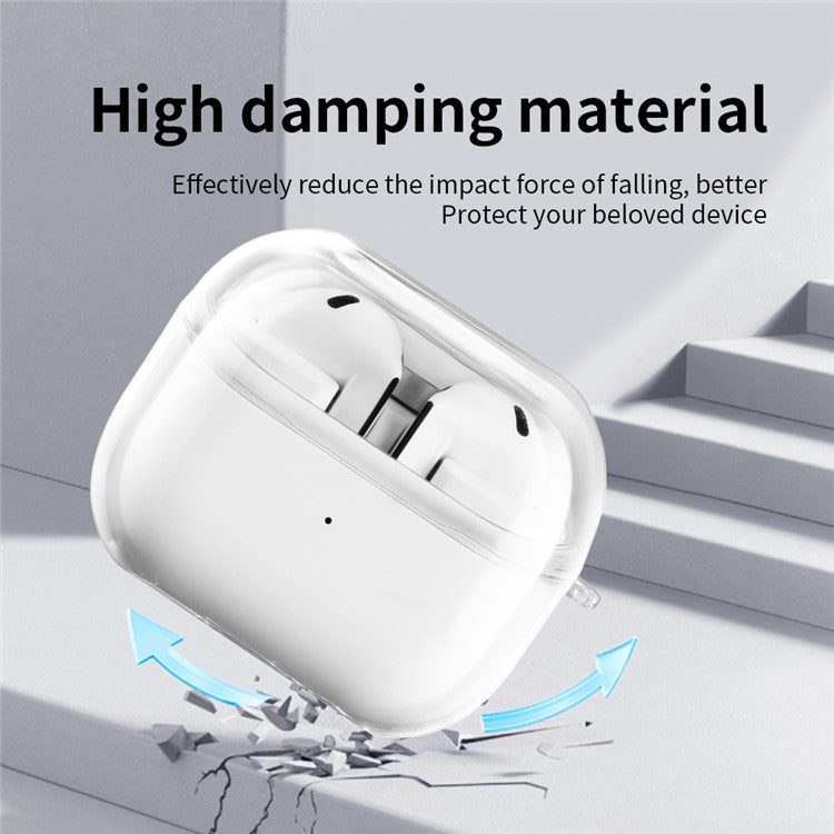 For Samsung Galaxy Buds3 Case Clear PC Bluetooth Earbuds Protective Cover