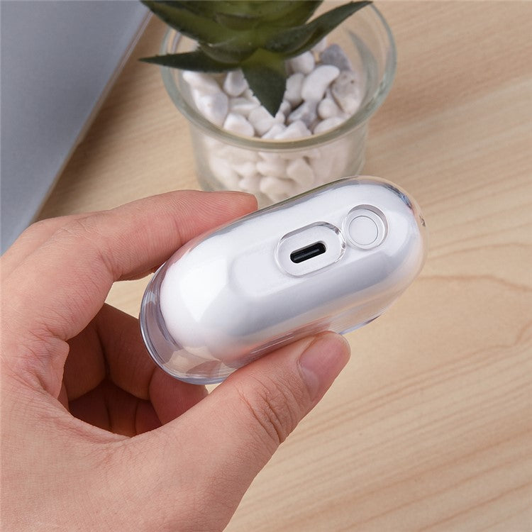 For Samsung Galaxy Buds3 Case Clear PC Bluetooth Earbuds Protective Cover
