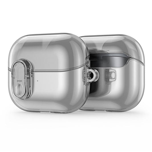 DUX DUCIS SECI Series For Samsung Galaxy Buds3 Pro  /  Buds3 Case PC+TPU Bluetooth Earbuds Cover with Hook - Clear