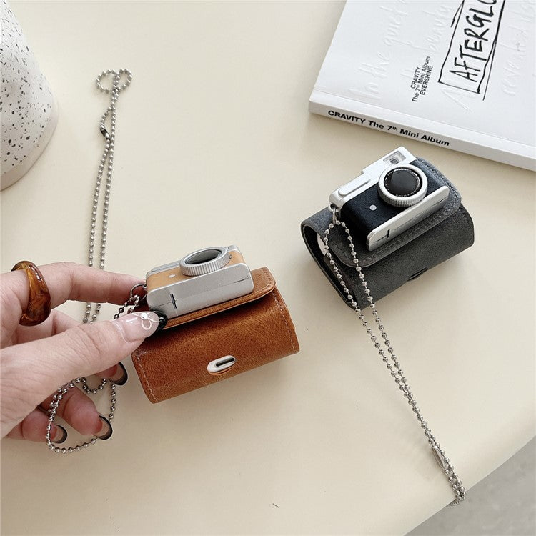 For Apple AirPods with Charging Case (2016) / (2019) / AirPods with Wireless Charging Case (2019) Protective Cover Bluetooth Earbuds Soft TPU Case - Black