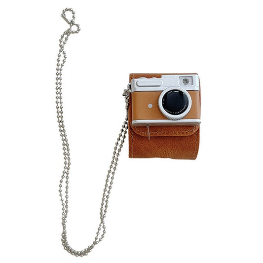 For Apple AirPods with Charging Case (2016) / (2019) / AirPods with Wireless Charging Case (2019) Protective Cover Bluetooth Earbuds Soft TPU Case - Brown