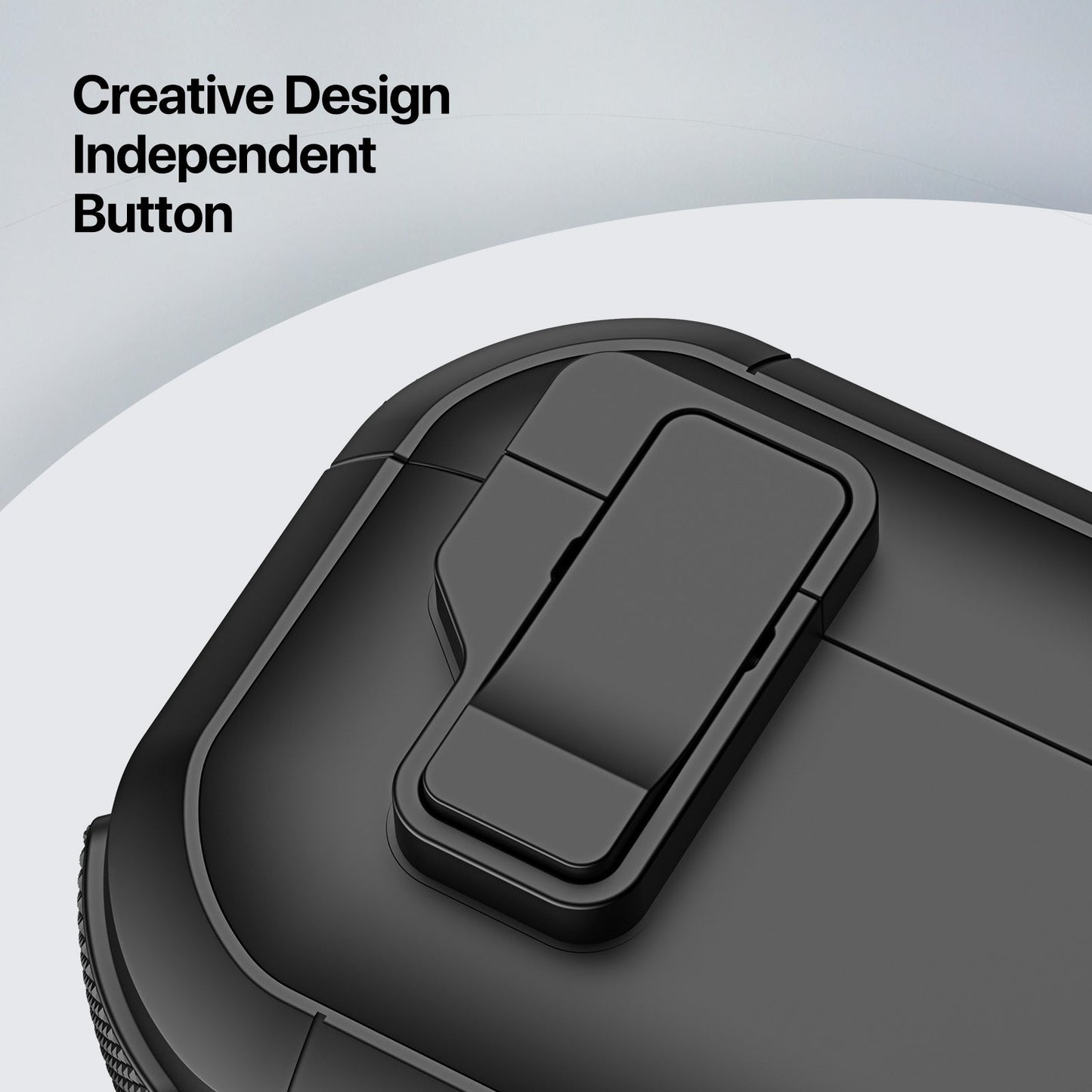 For AirPods 4 Earphone Case DUX DUCIS PECP Series PC+TPU Bluetooth Earphone Cover with Hook - White Green