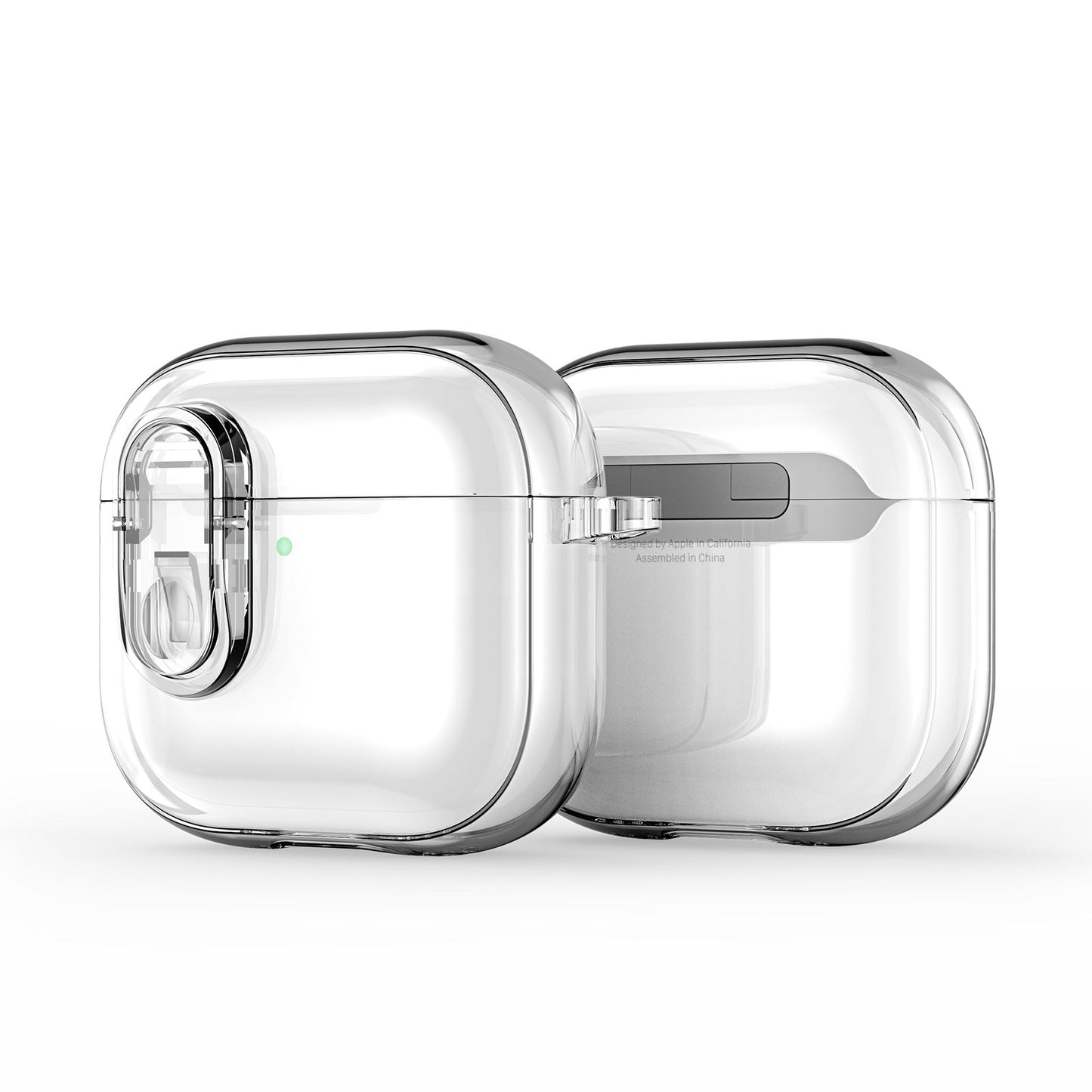For AirPods 4 Earphone Case DUX DUCIS PECL Series PC+TPU Bluetooth Earphone Cover with Hook - Clear