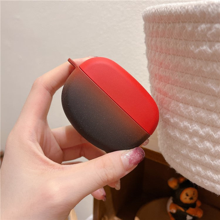 For Bose Ultra Open Earbuds Matte Hard PC Case Gradient Color TWS Earbuds Protective Cover - Red / Black