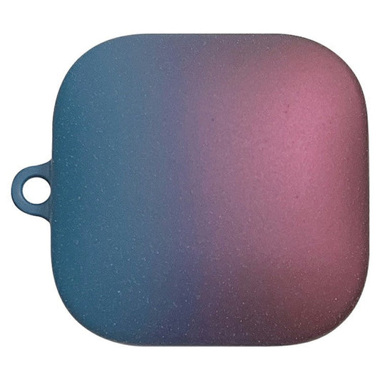 For Xiaomi Redmi Buds 6 Active Case Gradient Color Hard PC Matte Earphone Cover - Blue+Purple