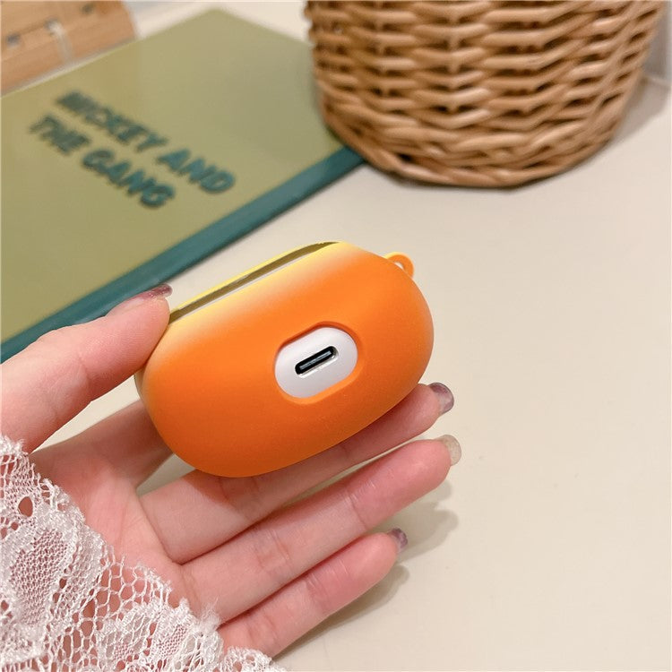 For Bose QuietComfort Ultra / Earbuds II Case Gradient Color Hard PC Matte Earphone Cover - Pink+Blue