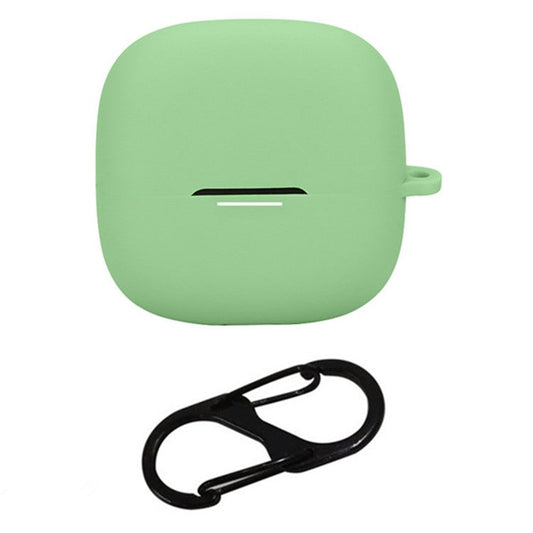 For Xiaomi Redmi Buds 6 Pro Gaming Edition Case with Anti Lost Buckle Bluetooth Earbuds Silicone Protective Cover - Matcha Green