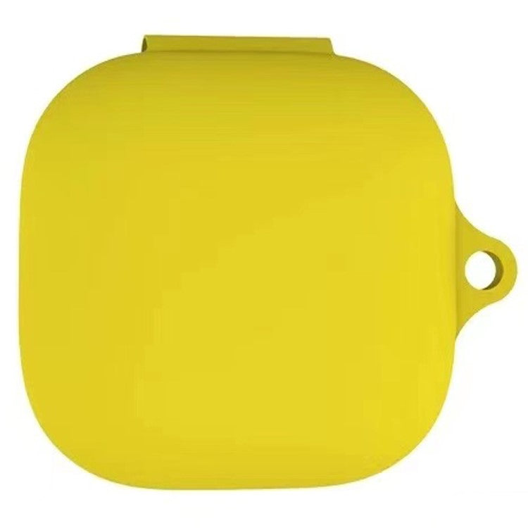 Full Protective Silicone Shockproof Portable Cover with Keychain for Beats Fit Pro - Yellow