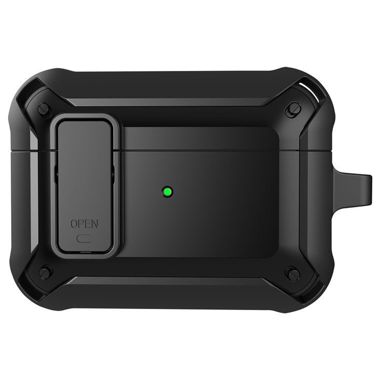 Wireless Earphone Anti-drop TPU+PC Protective Cover Case with Snap-on Lid Design for AirPods Pro - Style 8