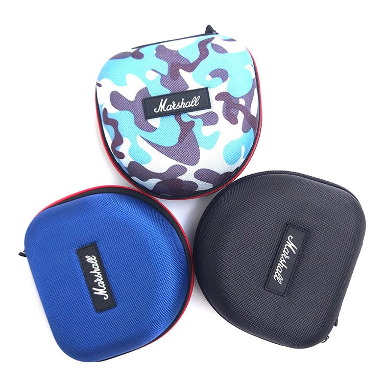 Shockproof Carrying Case for Marshall 1/2/Audio-Technica FC700/FC707/SJ33/SJ55/SJ3/SJ5/FW3/FW33 Bluetooth On-Ear Headset Protector Storage Bag - Blue