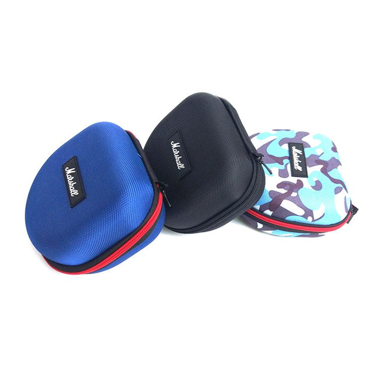 Shockproof Carrying Case for Marshall 1/2/Audio-Technica FC700/FC707/SJ33/SJ55/SJ3/SJ5/FW3/FW33 Bluetooth On-Ear Headset Protector Storage Bag - Black